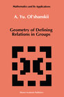 Buchcover Geometry of Defining Relations in Groups