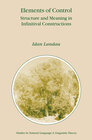Buchcover Elements of Control