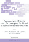 Buchcover Perspectives, Science and Technologies for Novel Silicon on Insulator Devices