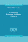Buchcover IUTAM Symposium on Unilateral Multibody Contacts