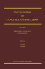 Buchcover Encyclopedia of Language and Education