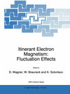 Buchcover Itinerant Electron Magnetism: Fluctuation Effects