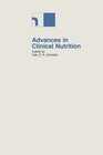 Buchcover Advances in Clinical Nutrition