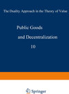 Buchcover Public goods and decentralization