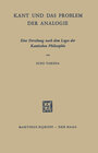 Buchcover Kant und das Problem der Analogie