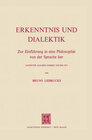 Buchcover Erkenntnis und Dialektik