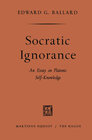 Buchcover Socratic ignorance