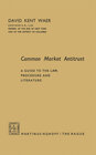 Buchcover Common Market Antitrust