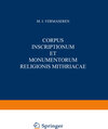 Buchcover Corpus Inscriptionum et Monumentorum Religionis Mithriacae