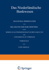 Buchcover Das Niederländische Bankwesen
