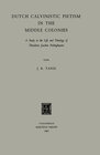 Buchcover Dutch Calvinistic Pietism in the Middle Colonies