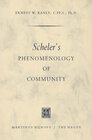 Buchcover Scheler's Phenomenology of Community