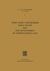 Buchcover Some Newly Established Asian States and the Development of International Law