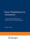 Buchcover ‘Some Thankfulnesse to Constantine’