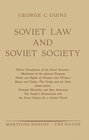 Buchcover Soviet Law and Soviet Society