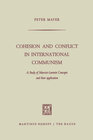 Buchcover Cohesion and Conflict in International Communism