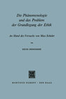 Buchcover Die Phänomenologie und das Problem der Grundlegung der Ethik