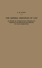 Buchcover The General Principles of Law as Applied by International Tribunals to Disputes on Attribution and Exercise of State Jur