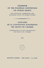 Buchcover Yearbook of the European Convention on Human Rights / Annuaire de la Convention Europeenne des Droits de l’Homme