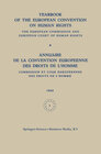 Buchcover Yearbook of the European Convention on Human Rights / Annuaire de la Convention Europeenne des Droits de L’homme