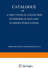 Buchcover Catalogue of a Very Unusual Collection of Periodical Sets and Academy Publications
