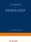 Buchcover Die Urkunden über Rembrandt