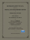 Buchcover Die Triangulation von Java ausgeführt vom Personal des Geographischen Dienstes in Niederländisch Ost-Indien