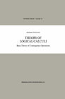 Buchcover Theory of Logical Calculi