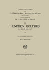 Buchcover Hendrick Goltzius als Maler, 1600–1617