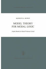 Buchcover Model Theory for Modal Logic