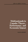 Buchcover Multinationals in Canada: Theory, Performance and Economic Impact