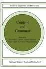 Buchcover Control and Grammar