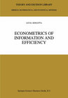 Buchcover Econometrics of Information and Efficiency