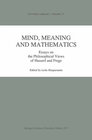 Buchcover Mind, Meaning and Mathematics