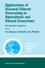 Buchcover Applications of Seasonal Climate Forecasting in Agricultural and Natural Ecosystems