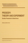 Buchcover Prosody: Theory and Experiment