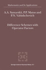 Buchcover Difference Schemes with Operator Factors