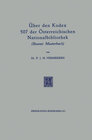 Buchcover Über den Kodex 507 der Österreichischen Nationalbibliothek (Reuner Musterbuch)