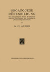 Buchcover Organogene Dünenbildung