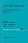 Buchcover Concepts of Meaning