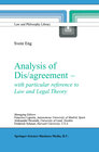 Buchcover Analysis of Dis/agreement - with particular reference to Law and Legal Theory