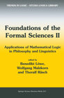 Buchcover Foundations of the Formal Sciences II