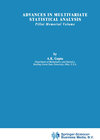 Buchcover Advances in Multivariate Statistical Analysis
