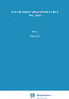 Buchcover Quantum and Non-Commutative Analysis