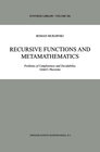Buchcover Recursive Functions and Metamathematics