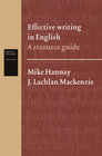 Buchcover Effective writing in English
