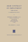 Buchcover Arab Contract of Employment