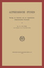 Buchcover Altpreussische Studien