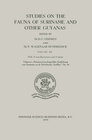 Buchcover Studies on the Fauna of Suriname and other Guyanas