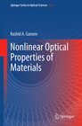 Buchcover Nonlinear Optical Properties of Materials